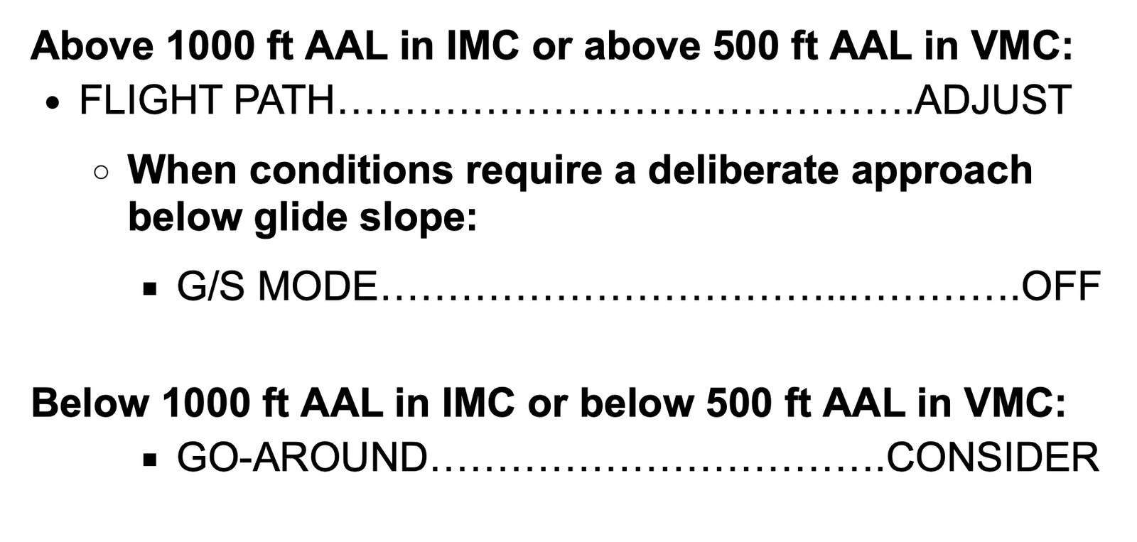 EGPWS CAUTION GLIDESLOPE22