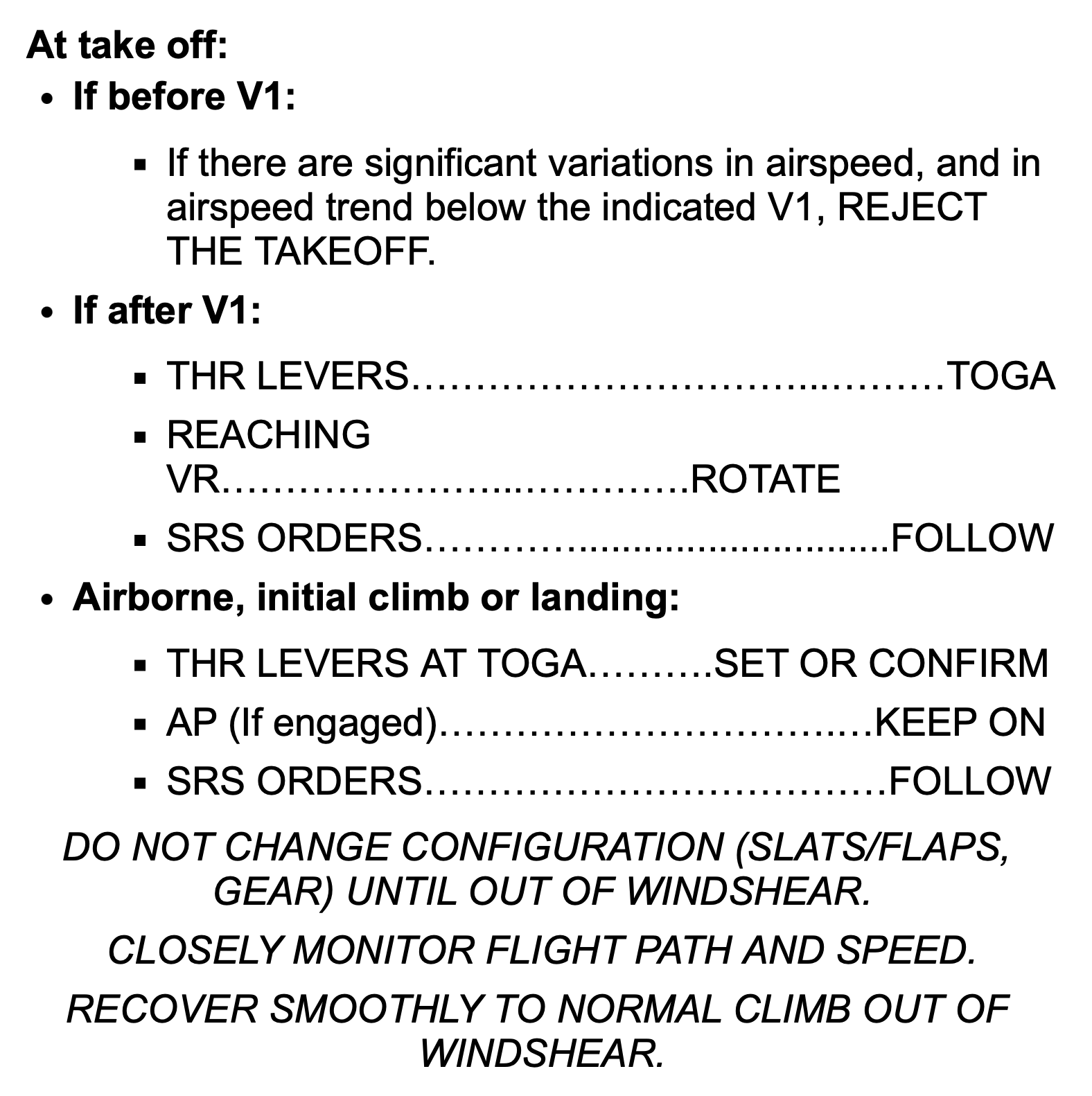 WINDSHEAR REACTIVE